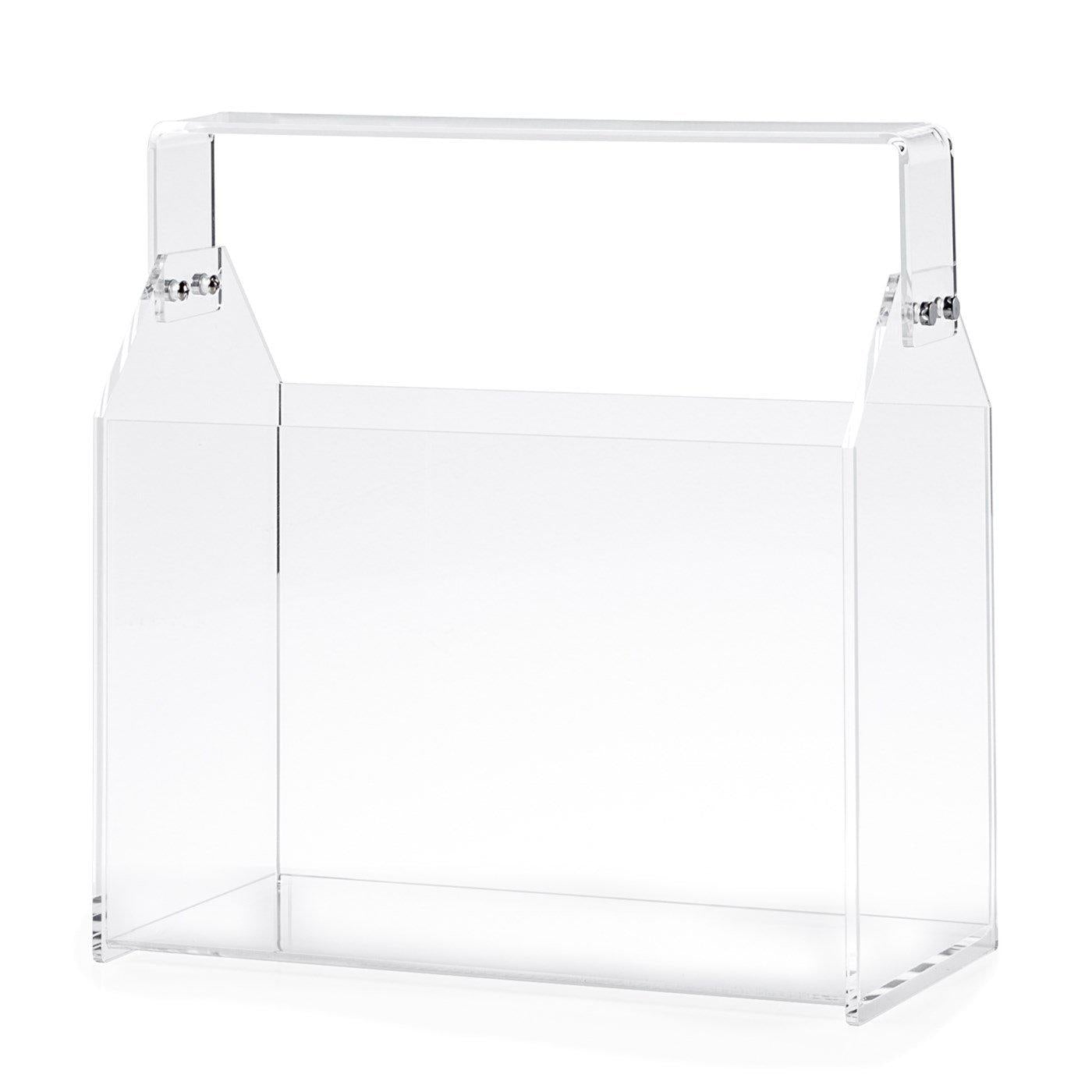 Acrylic Toolbox Magazine Basket shop LUX decor