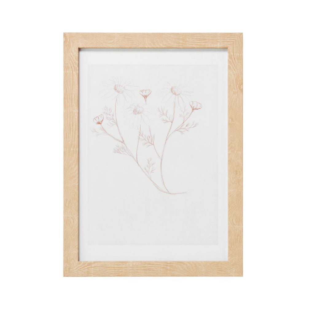 Floral Sketch Wall Art shop LUX decor