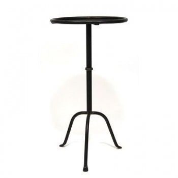 ROUND METAL SIDE TABLE