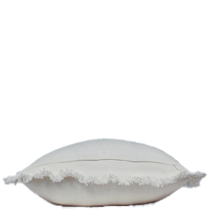 BABY FRINGE WHITE 20X20