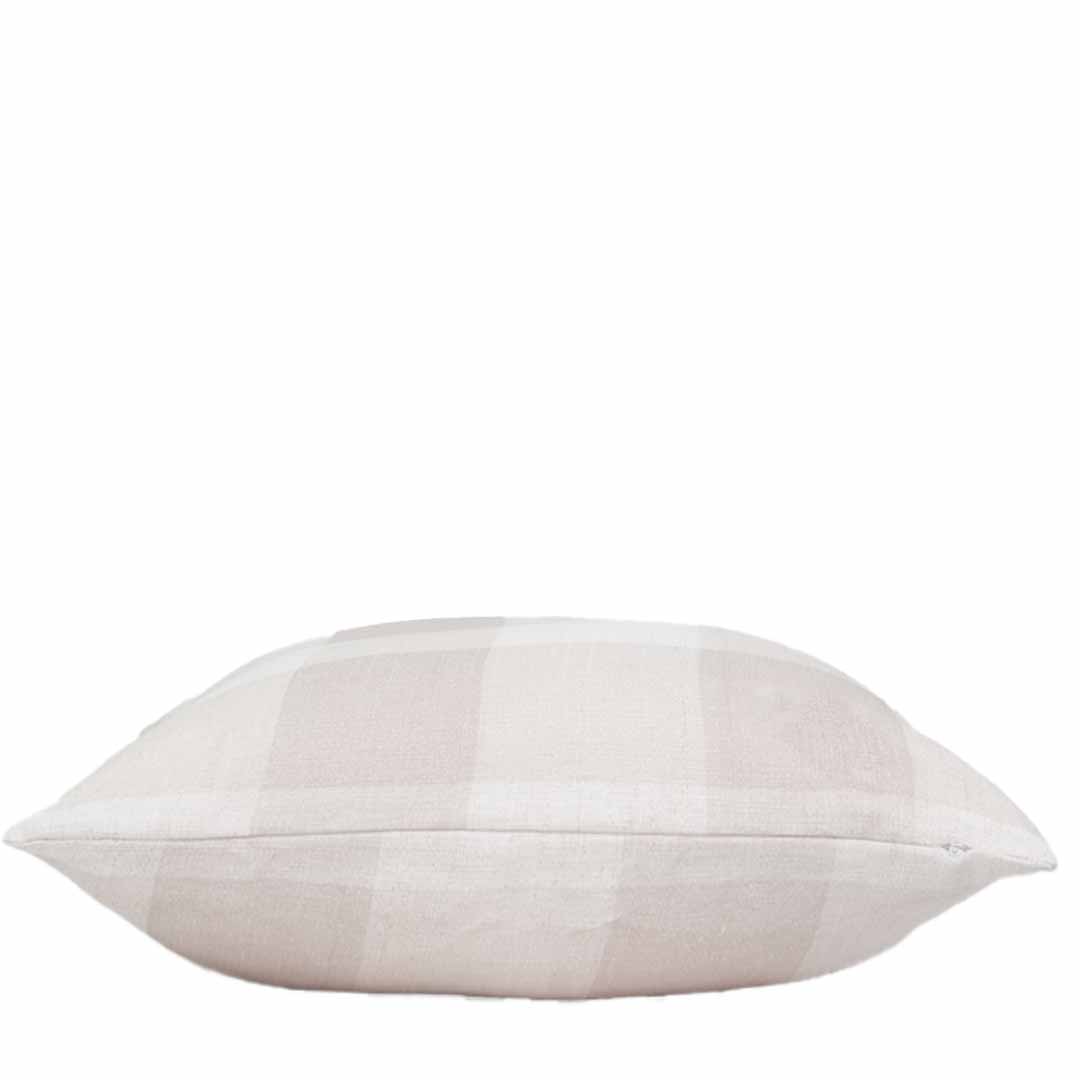 White pillow on a white background