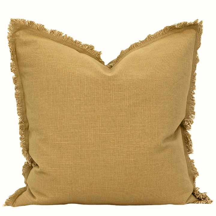 Baby Fringe Pillow - Ochre