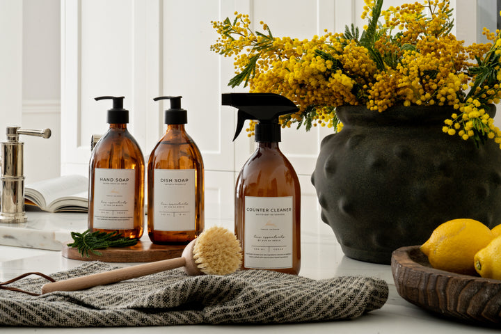 Bouteille vide ambre LUX essentials