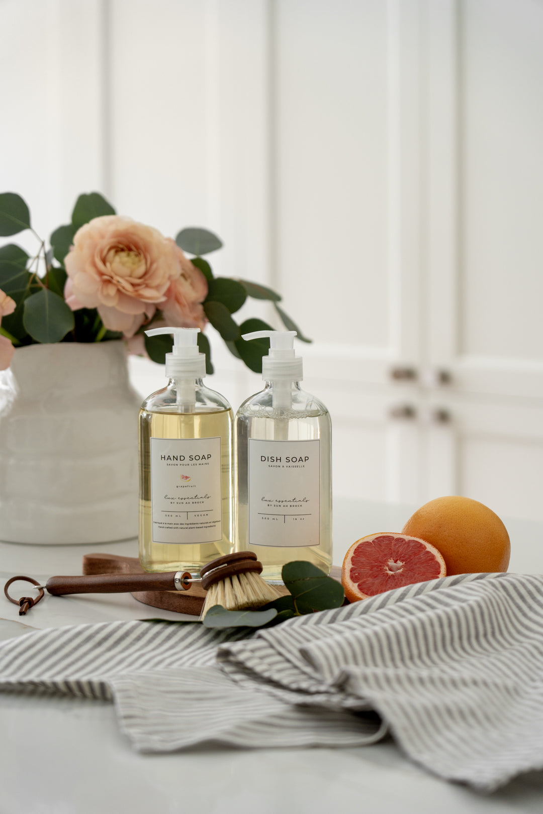 Bouteille vide transparente LUX essentials