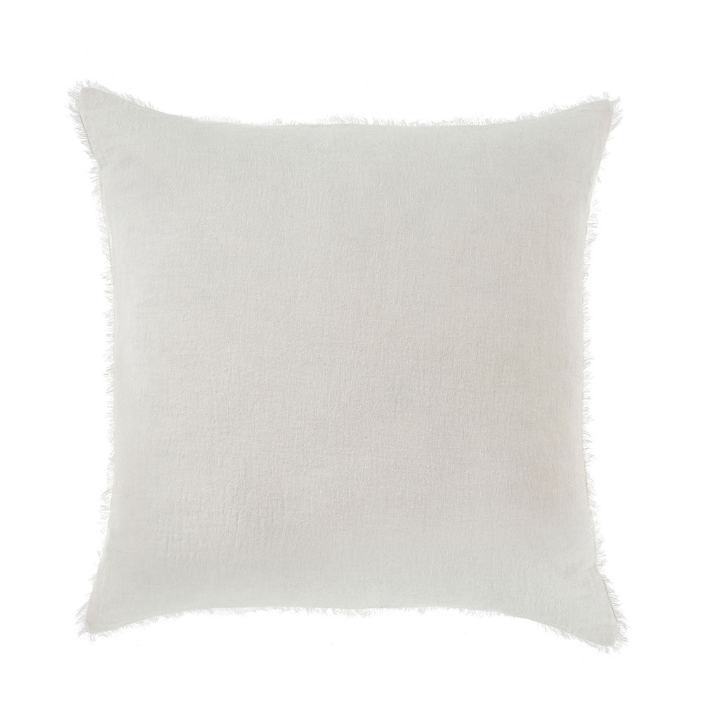 Ivory Lina Linen Pillow