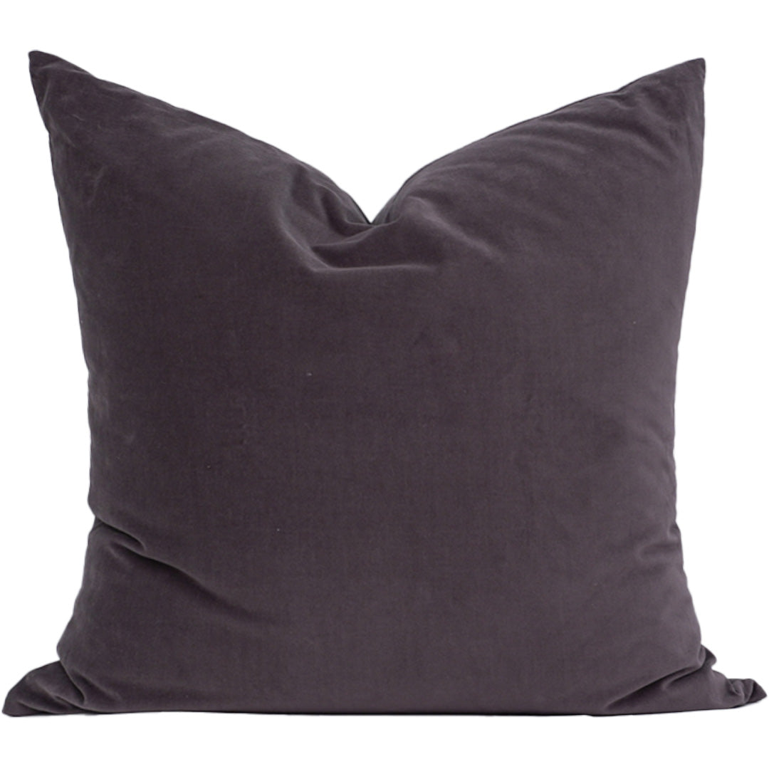 Gray pillow on a white background