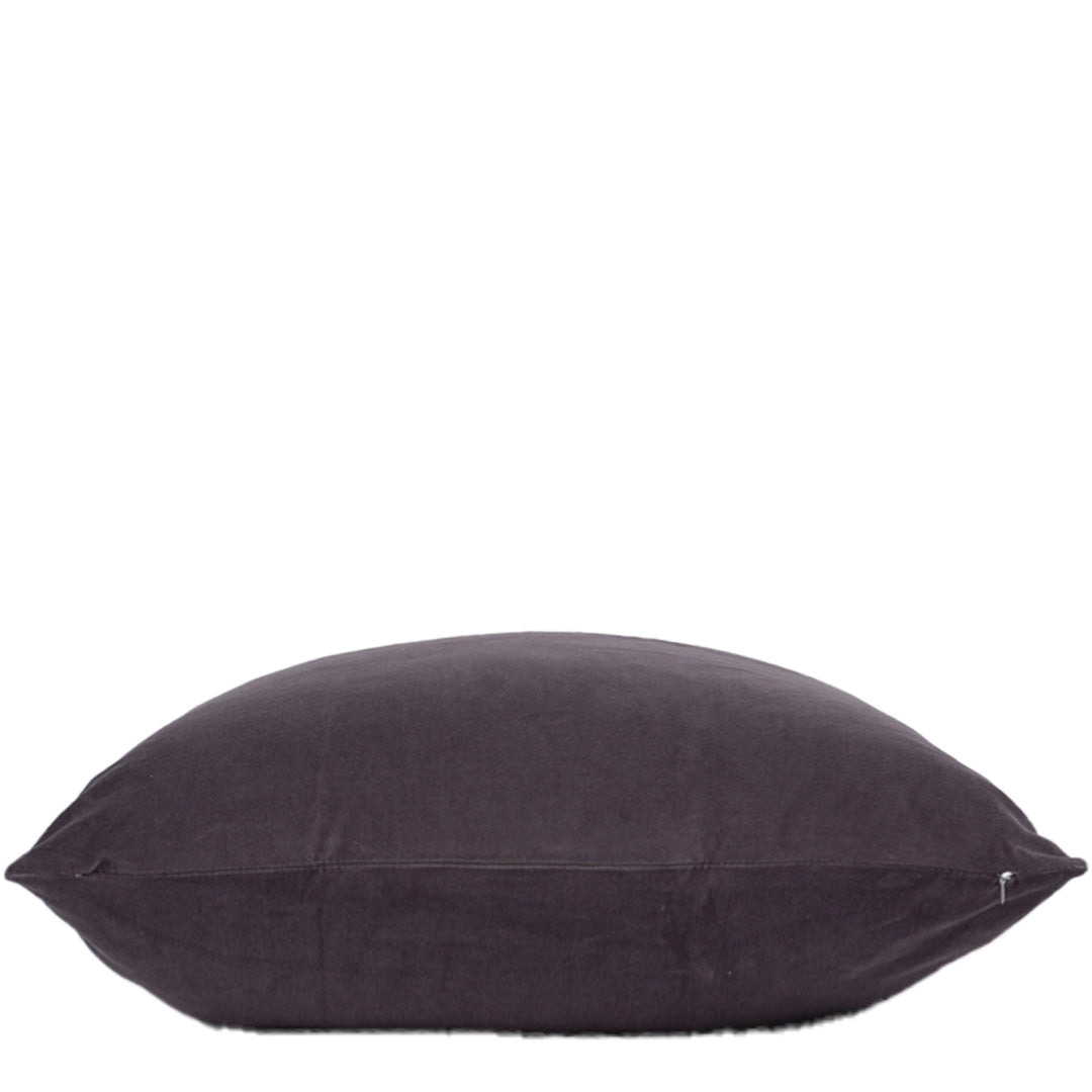 Black pillow on a white background