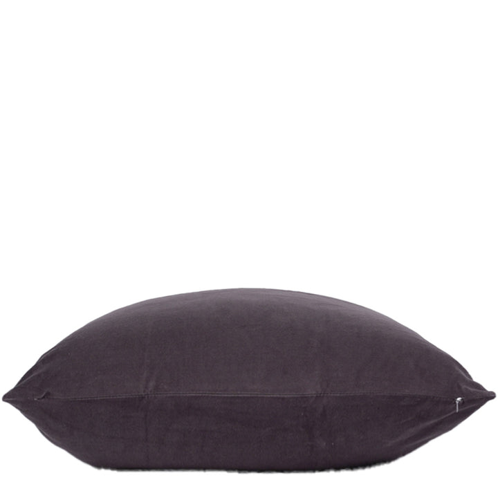 Black pillow on a white background