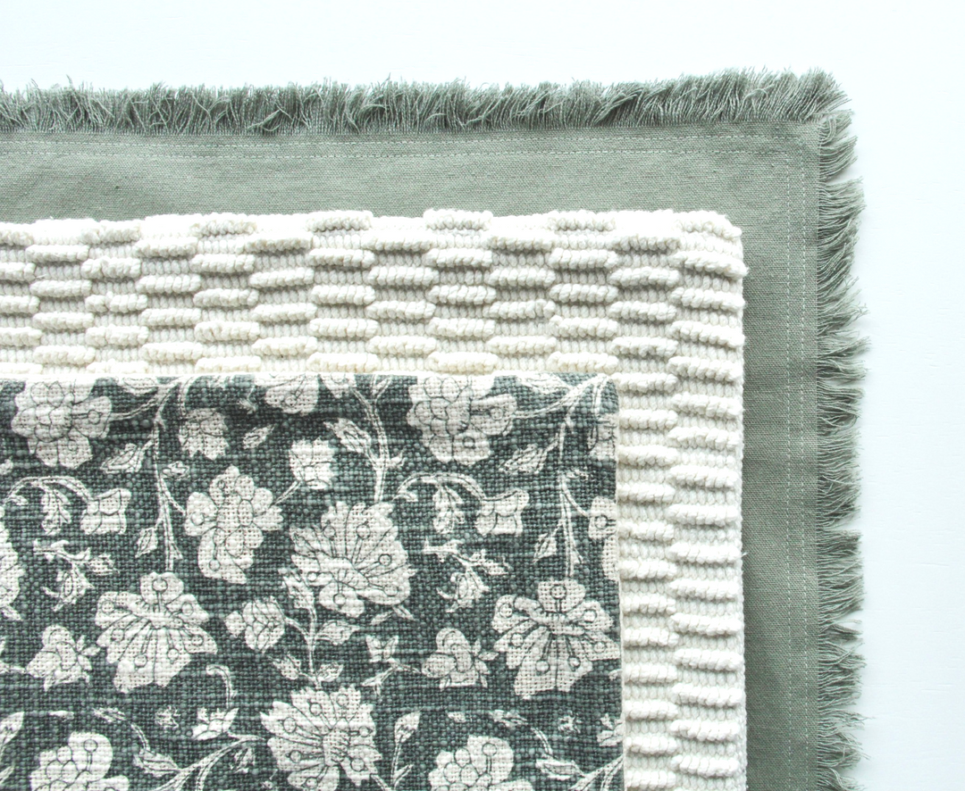 Coussin Baby Fringe - Sage Green 