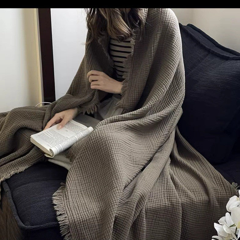 RUMI STONE THROW COLOR: BLACK TEA