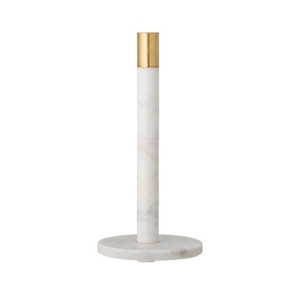 Brass Band Marble Paper Towel Holder