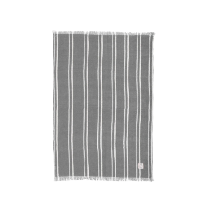 Indie Stripe Single Kitchen Towel Grey