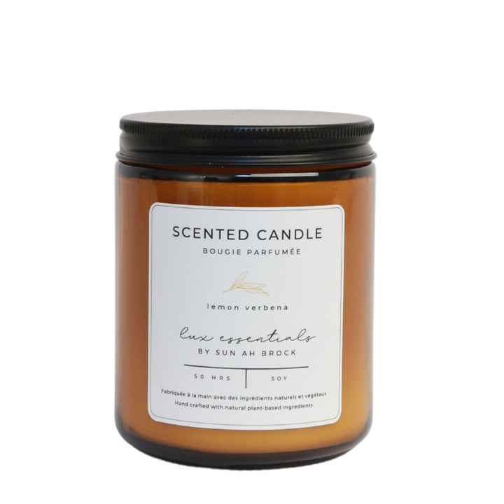 Bougie de soja naturelle à la verveine citronnée LUX essentials - 7,1 oz