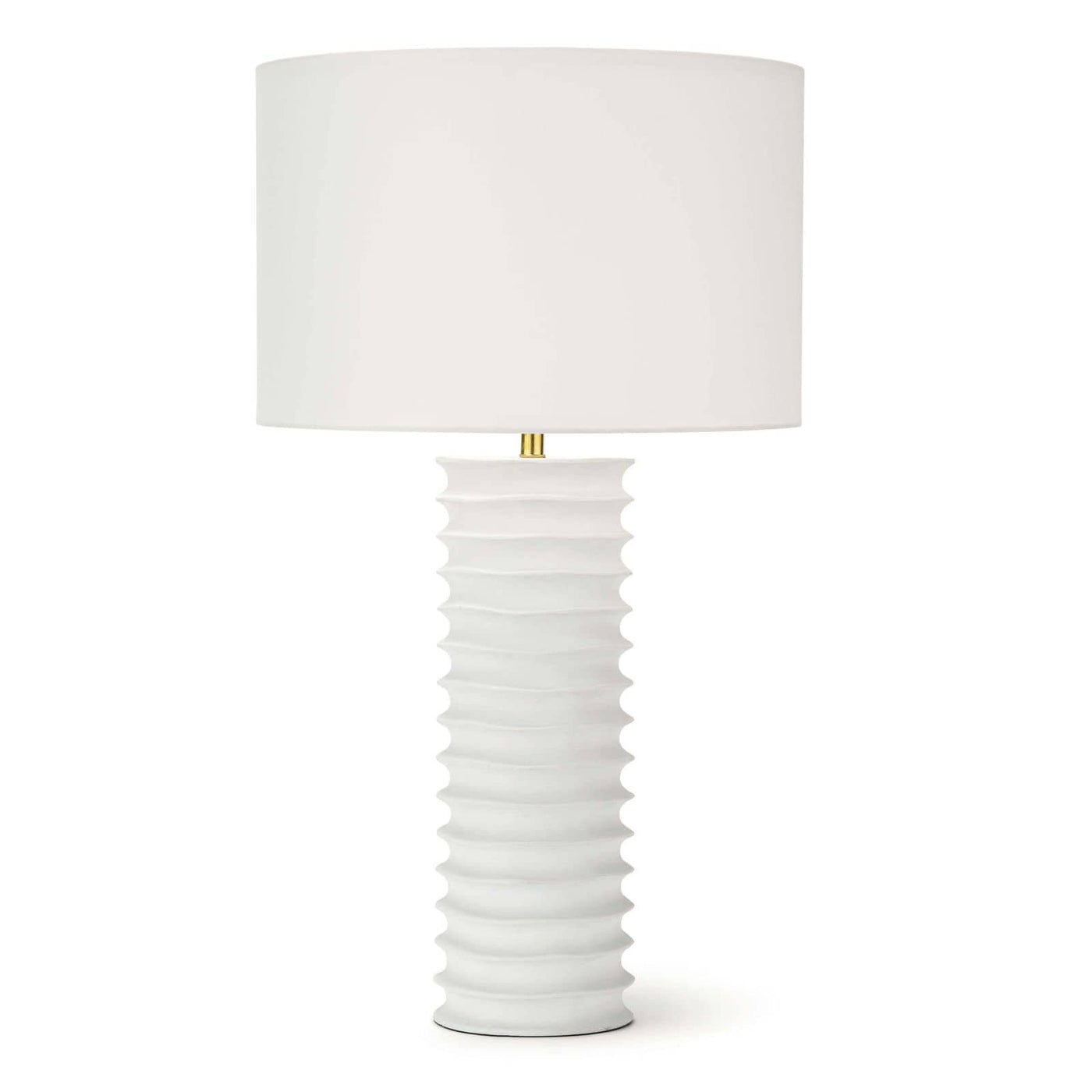 Nabu Metal Column Table Lamp-White