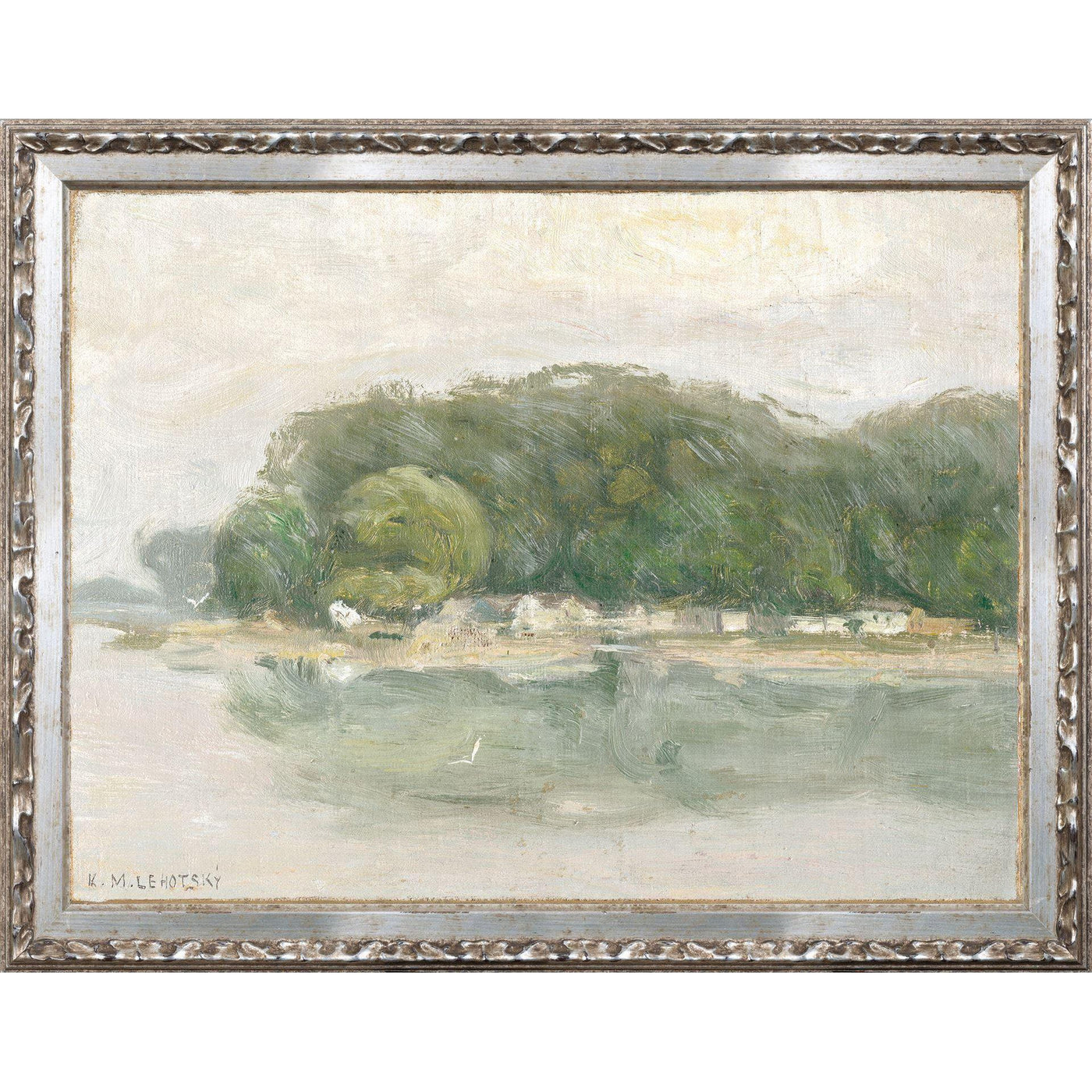 Petite Scapes-Bank on the Danube C. 1900