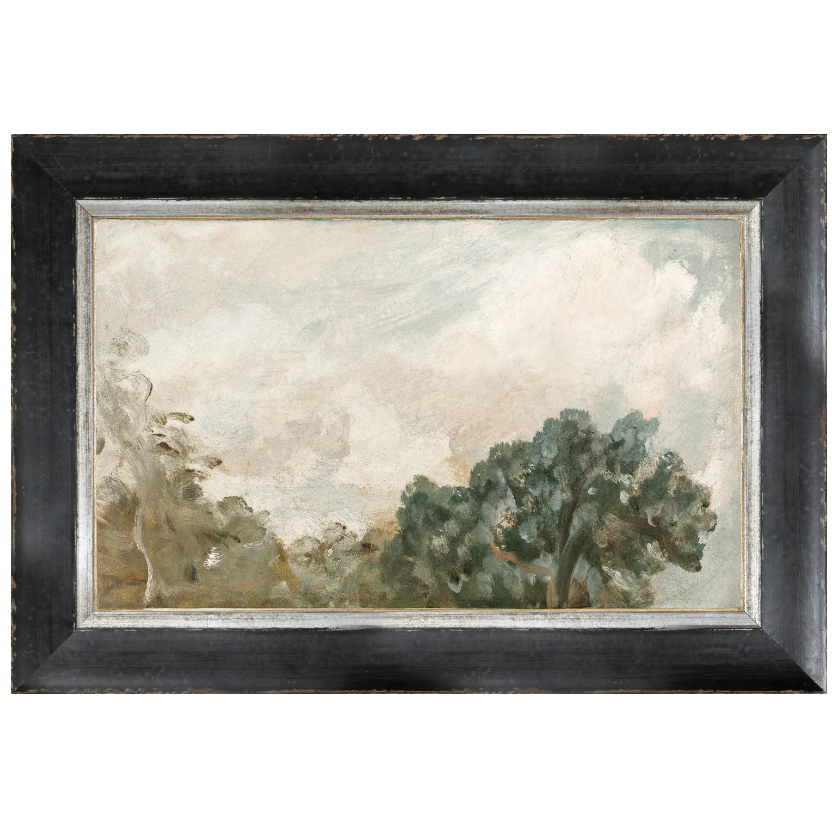 Petite Scapes-Cloud Study with Trees C. 1821