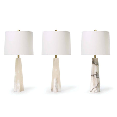 Lampe de table en albâtre