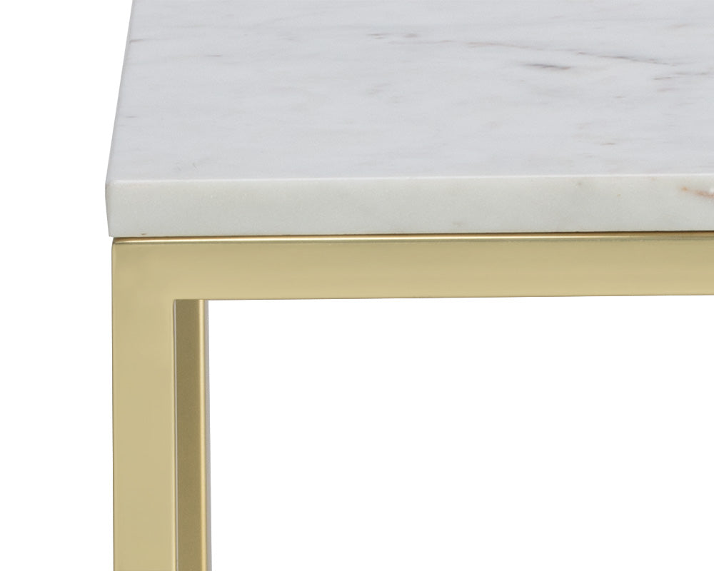Amell End Table - White