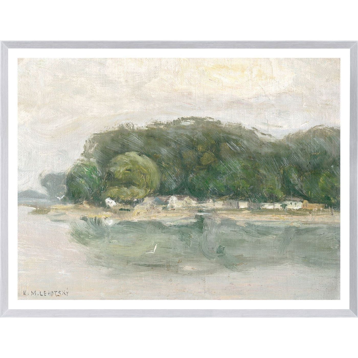 Bank on the Danube C. 1900