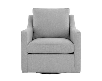 Brianna Swivel Lounge Chair - Liv Dove