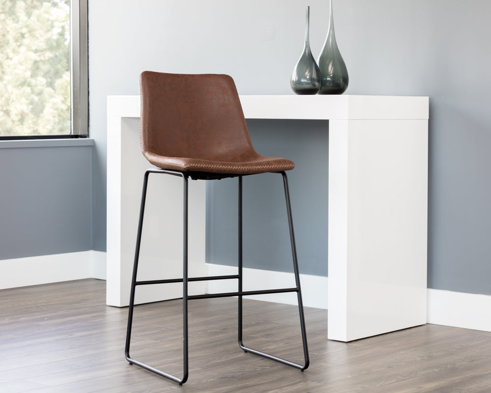 Cal Barstool - Antique Brown