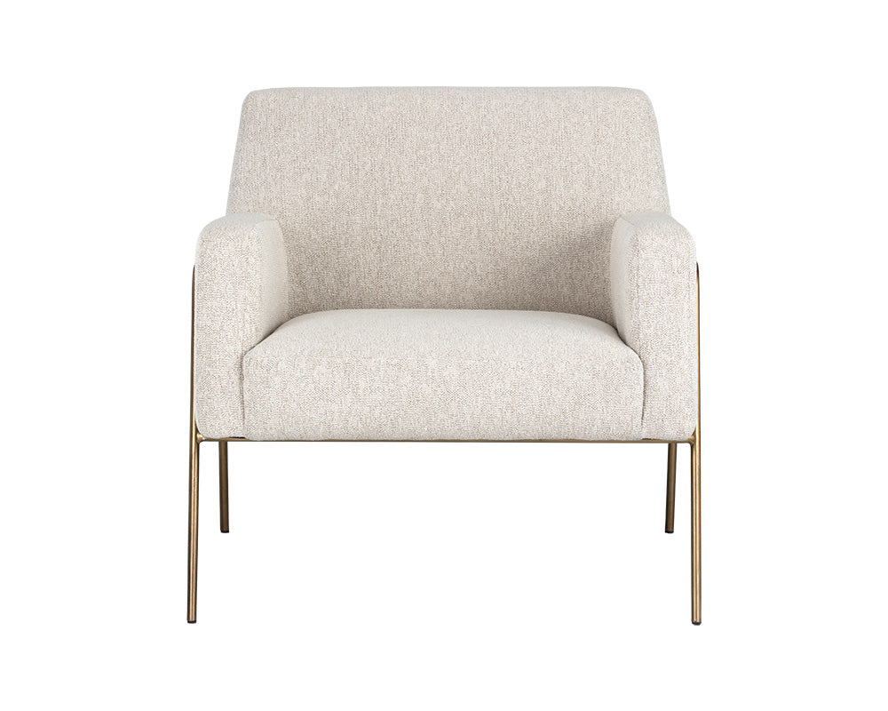 Cybil Lounge Chair - Dove Cream