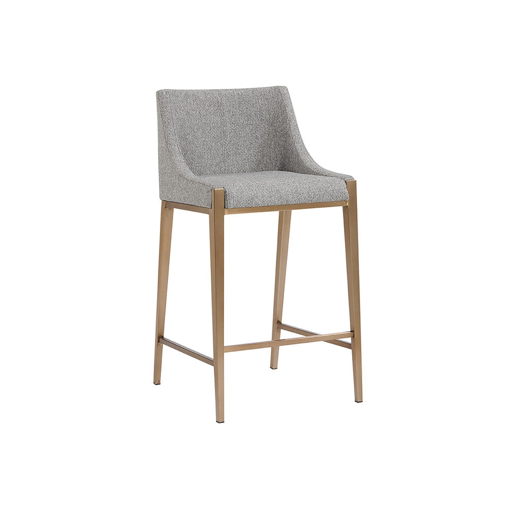 Dionne Counter Stool - Monument Pebble