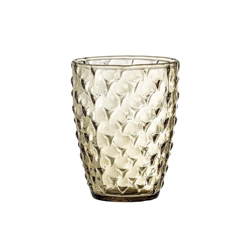 Embossed Recycled Drinking Glass