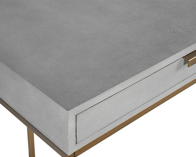 Jiro Desk - Grey Shagreen