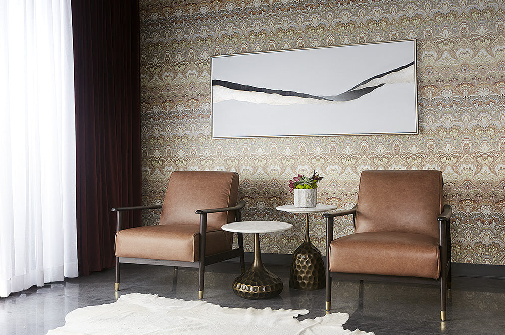 Kellam Lounge Chair - Camel Leather