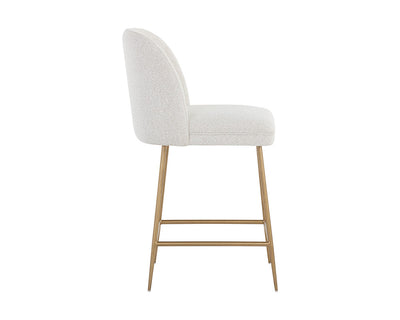 Tabouret de Comptoir Kelty - Blanc Copenhague