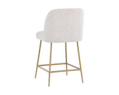 Tabouret de Comptoir Kelty - Blanc Copenhague