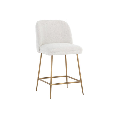 Tabouret de Comptoir Kelty - Blanc Copenhague