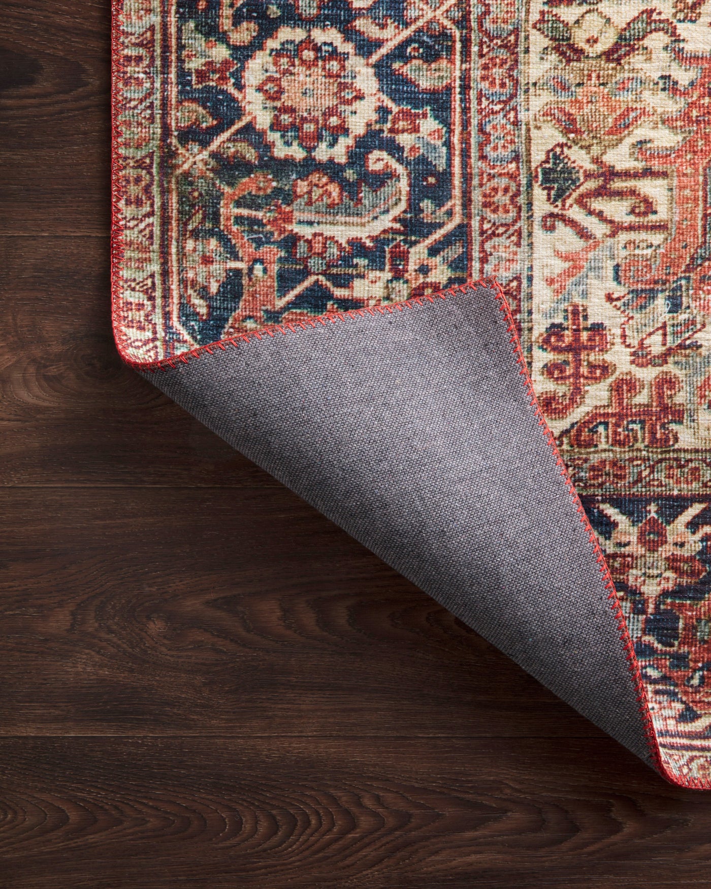 Layla Rug Red / Navy