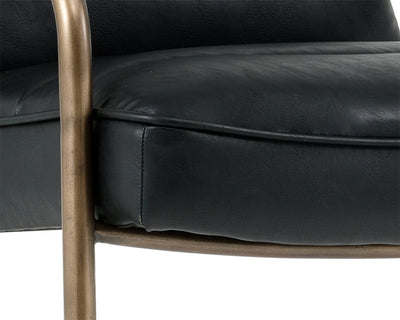 Lincoln Lounge Chair - Vintage Black