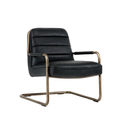 Lincoln Lounge Chair - Vintage Black