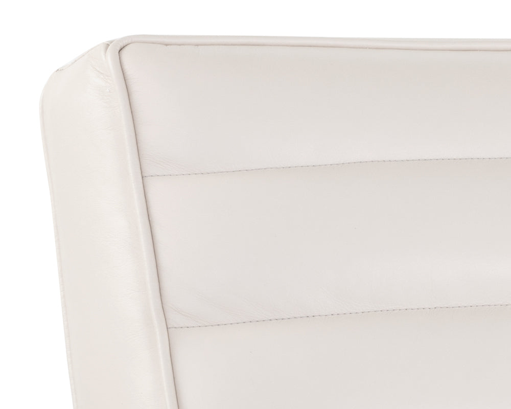 Lyric Lounge Chair - Vintage Vanilla Leather
