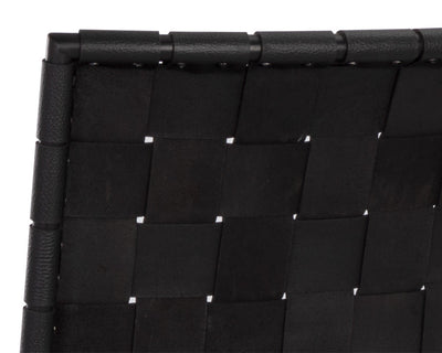 Omari Barstool - Black Leather