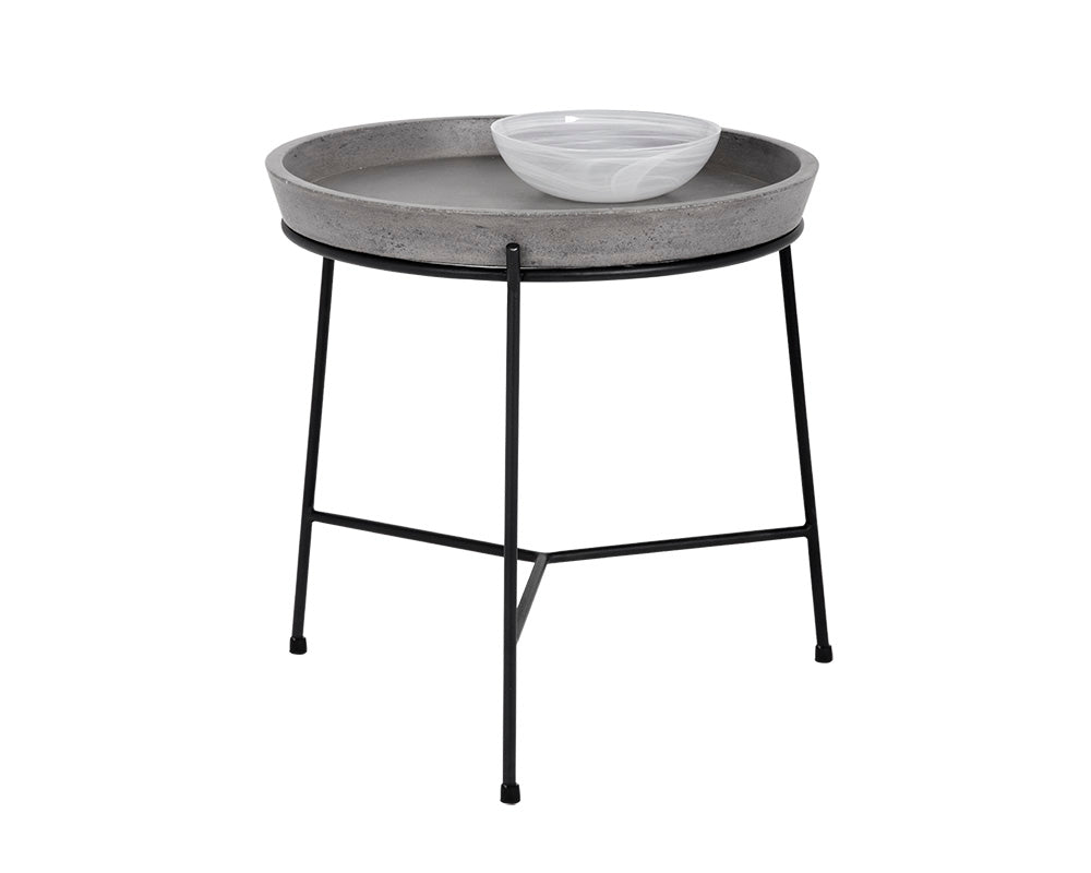 Remy End Table - Grey