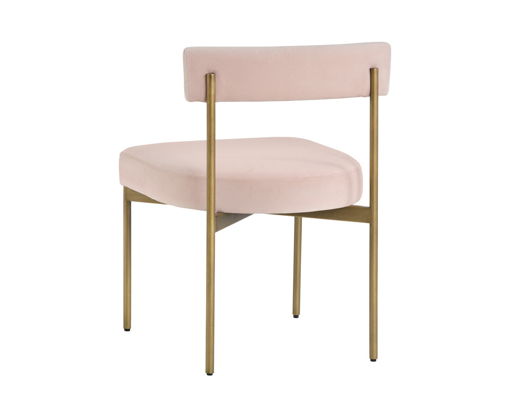 Seneca Dining Chair - Velvet Blush