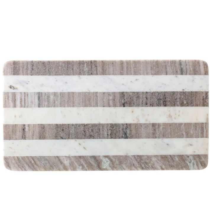 White Stripe Marble Cheese/Cutting Board