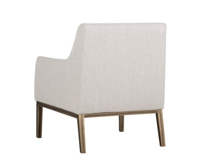 Wolfe Lounge Chair - Beige Linen