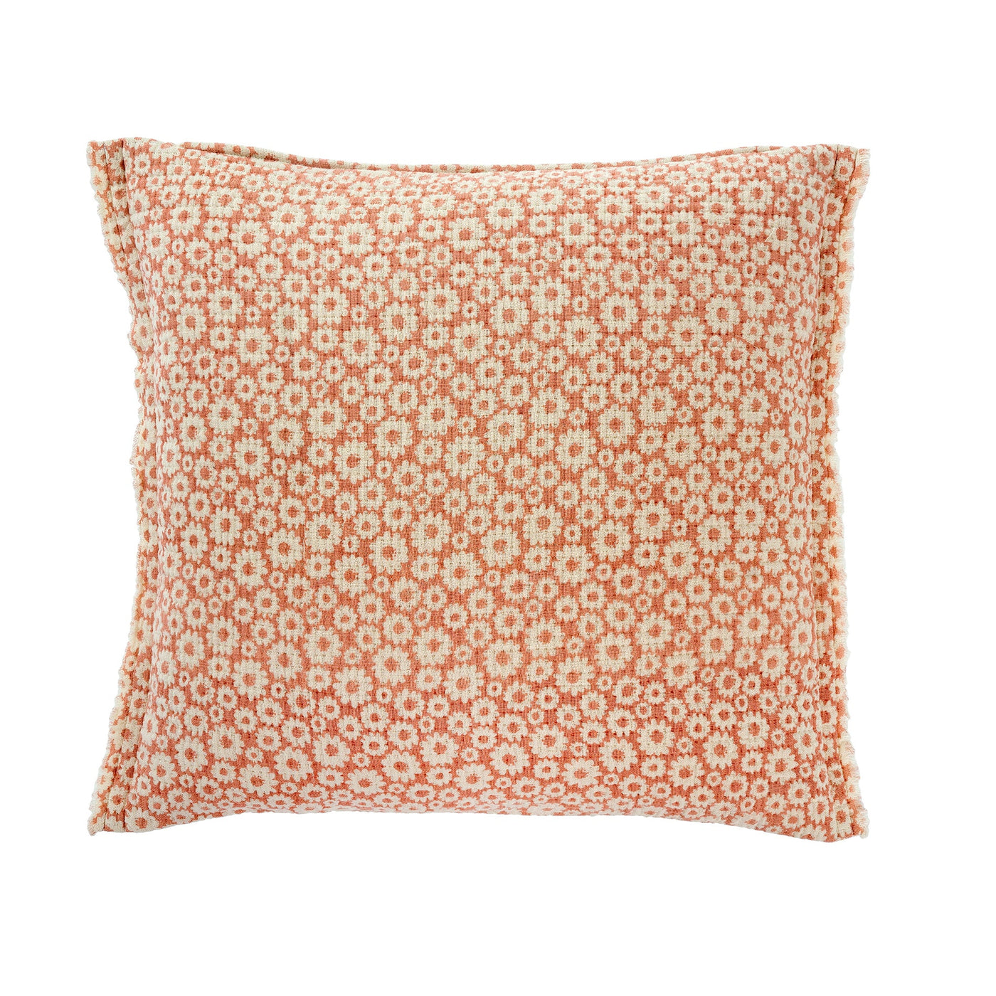 Coral Ditsy Pillow