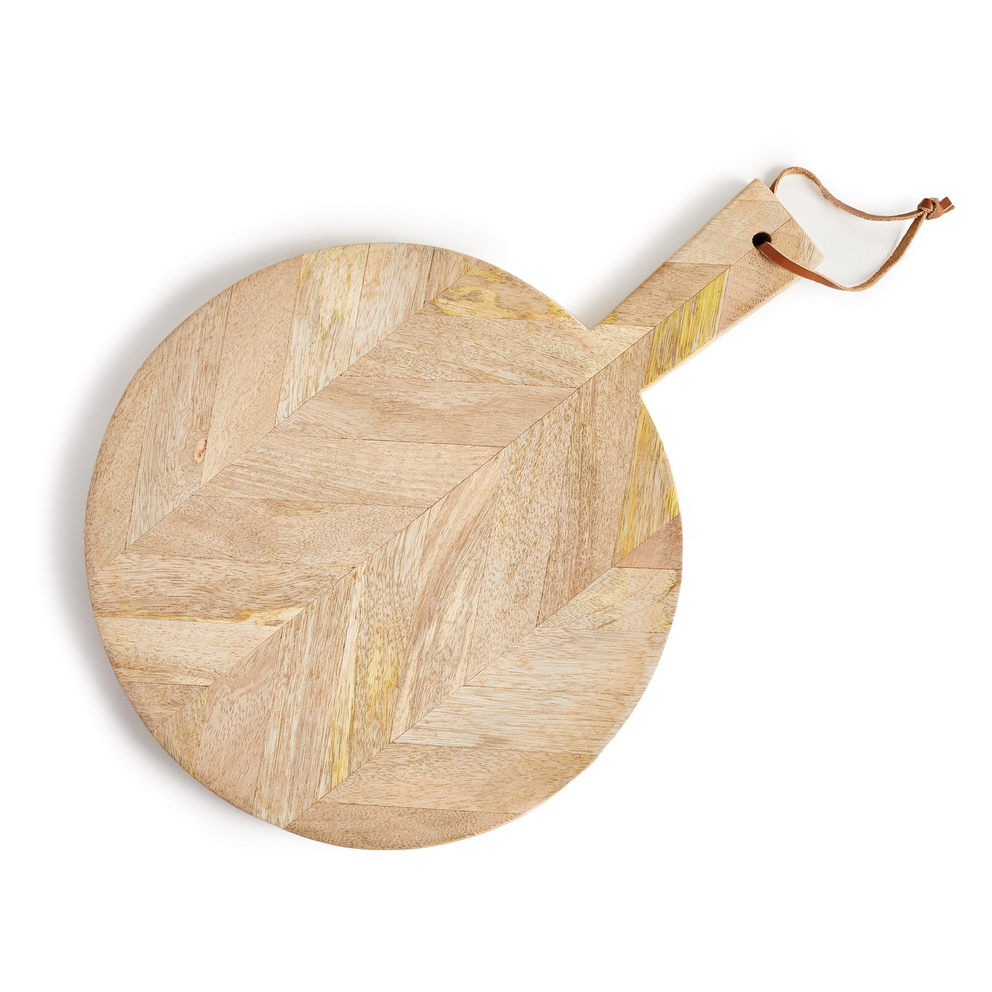 Marquetry Round Serving Board